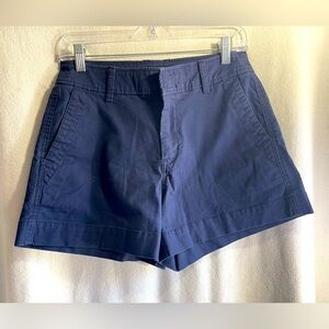 Women's Navy Shorts. Size 6